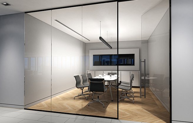 a soundproof meeting room